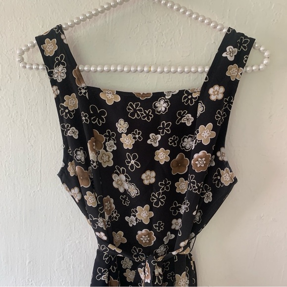 Jonathan Martin Square Neckline Floral Midi/Maxi Dress - Picture 4 of 6